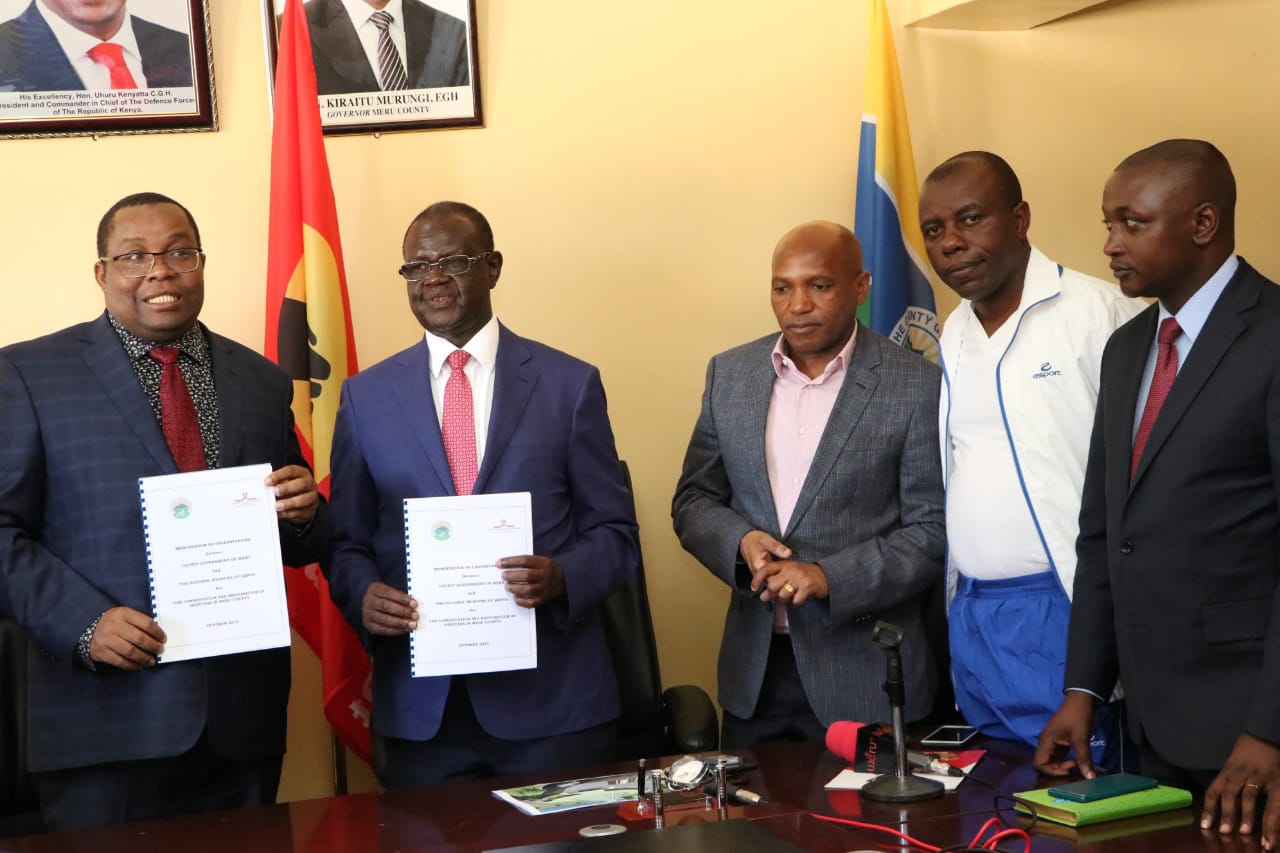 MERU COUNTY GOVERNMENT SIGNS AN MOU WITH THE NATIONAL MUSEUMS OF KENYA - MOU IS SET TO REVOLUTIONIZE MERU'S CULTURAL SETTINGS