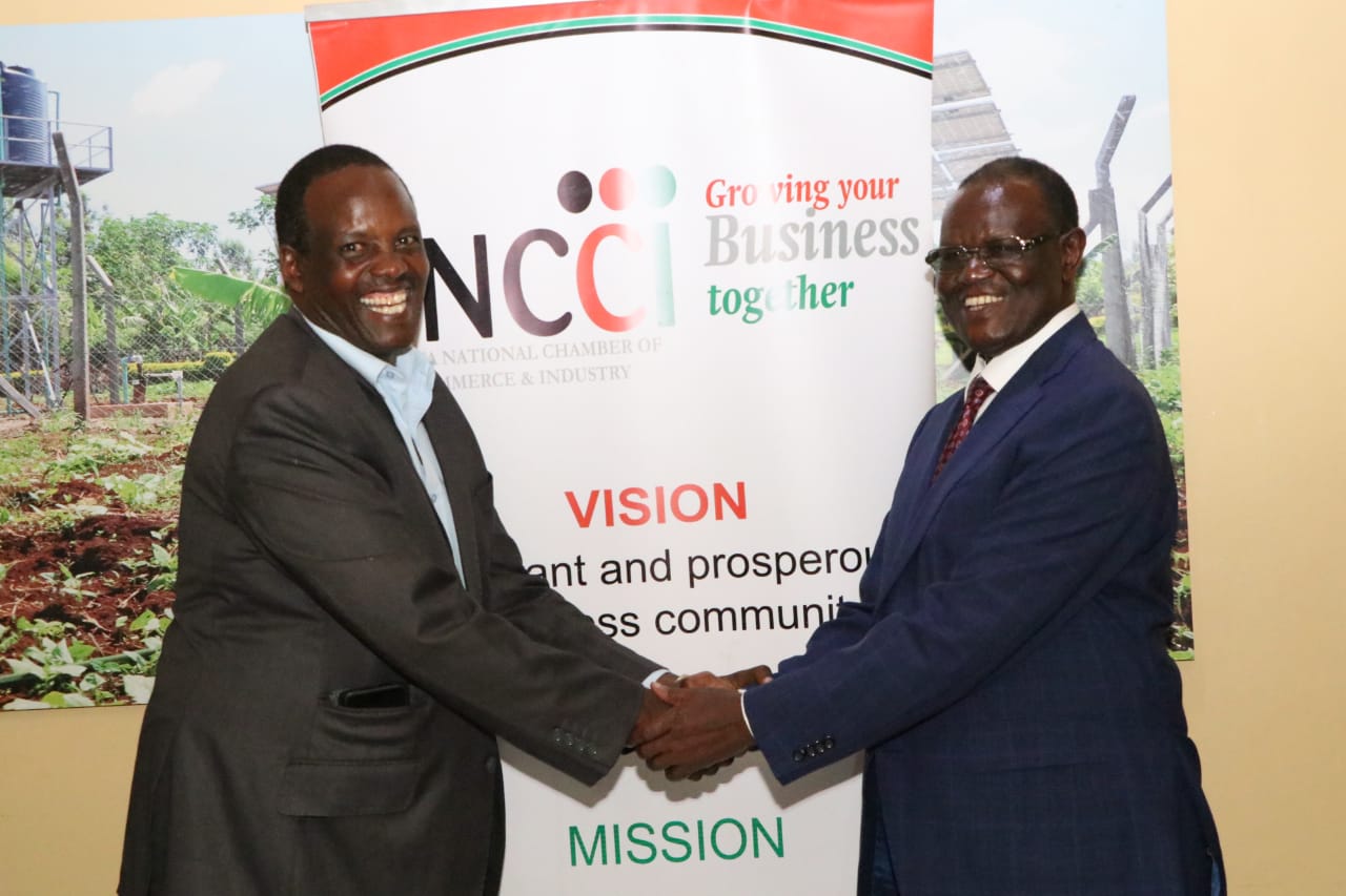 Kiraitu Murungi meets Kenya National Chamber of Commerce and Industry (KNCCI)-Meru Chapter.