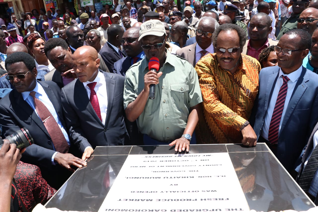 NO MORE SELLING CABBAGE IN THE MUD FOR TRADERS AS NEWLY PAVED GAKOROMONE MARKET IS COMMISSIONED