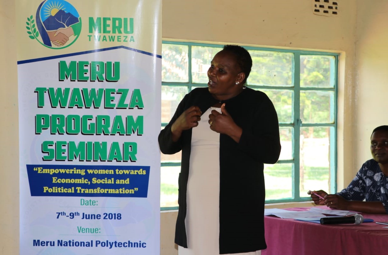 COUNTY GOVERNMENT CALLS ON WOMEN TO JOIN GROUPS IN ORDER TO BENEFIT THROUGH TWAWEZA PROGRAM.