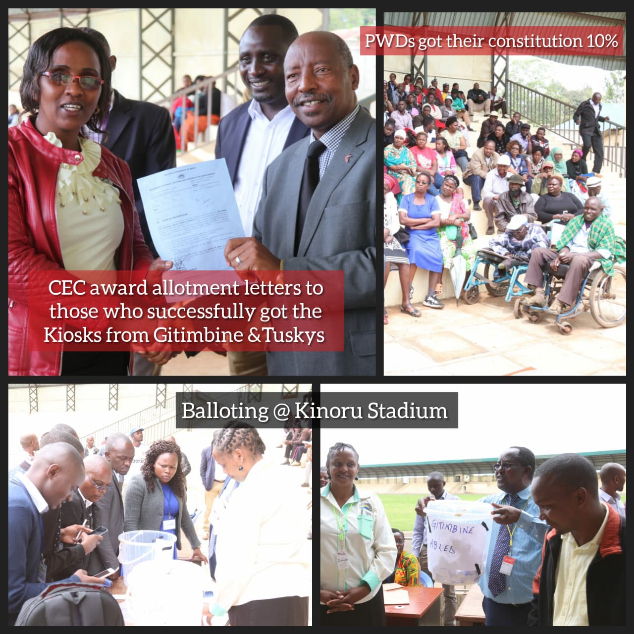 County allocates Modern Kiosks in bid to bolster small scale traders.