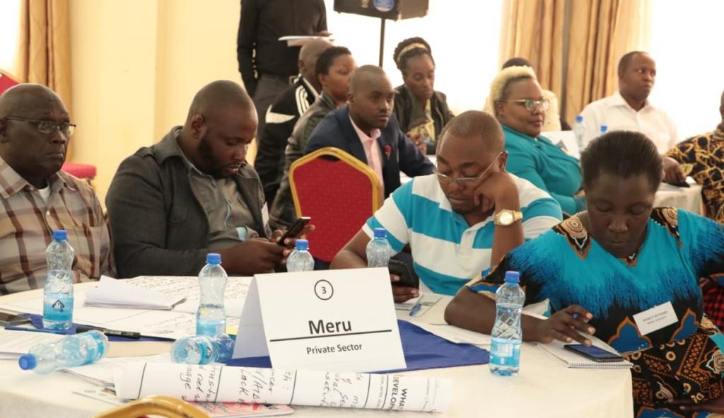 COUNTY PLEDGES CLOSE WORKING RELATIONSHIP WITH USAID TO FOSTER SELF RELIANCE IN DEVELOPMENT.