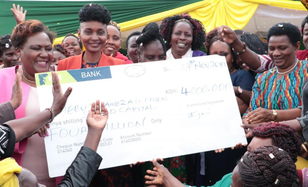 Ksh. 4 million to stimulate women's small & micro enterprise development.