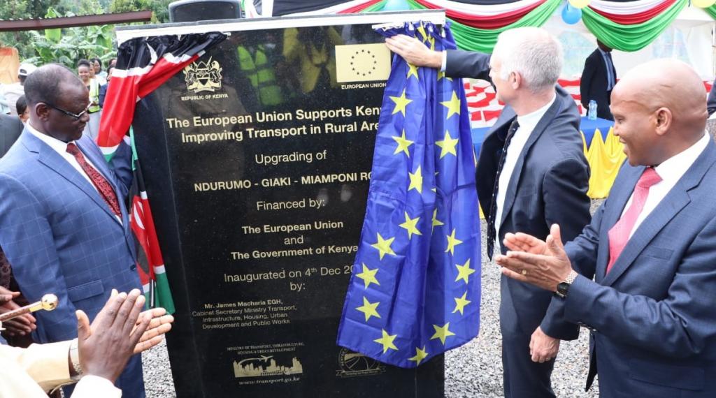 European Union (EU) to support coffee and milk farmers in Meru County.