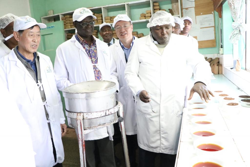 GOVERNOR KIRAITU INTENSIFIES EFFORTS TO OPEN THE VAST CHINESE MARKET FOR MERU TEA.