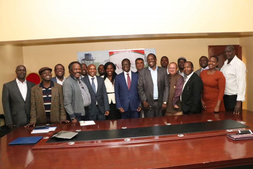 Kiraitu Murungi meets Kenya National Chamber of Commerce and Industry (KNCCI)-Meru Chapter.