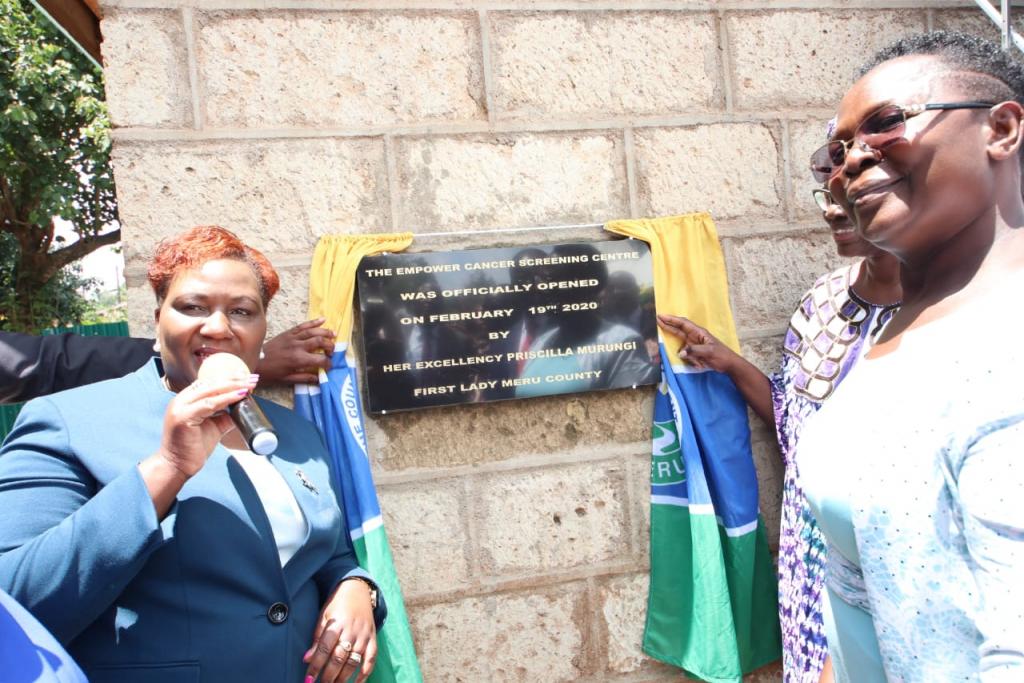 OPENING OF A WALK-IN CANCER SCREENING CENTER AT MERU TEACHING AND REFERRAL HOSPITAL.