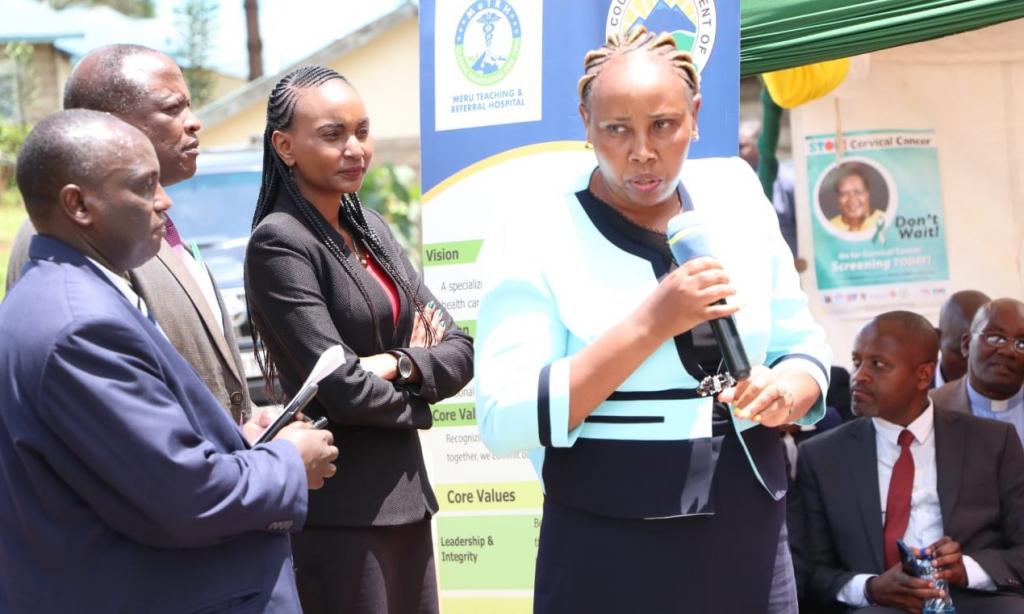 OPENING OF A WALK-IN CANCER SCREENING CENTER AT MERU TEACHING AND REFERRAL HOSPITAL.