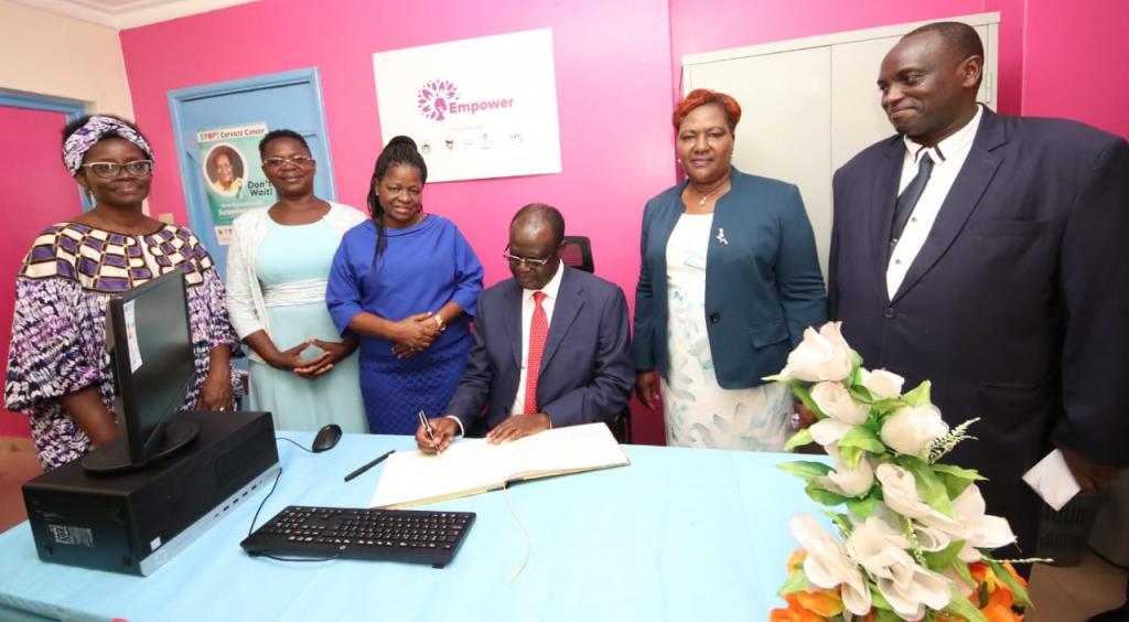 OPENING OF A WALK-IN CANCER SCREENING CENTER AT MERU TEACHING AND REFERRAL HOSPITAL.