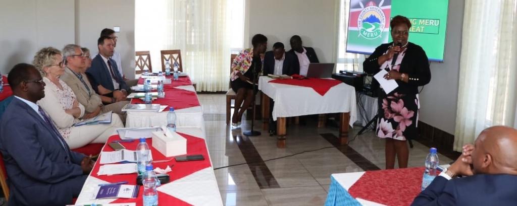 MERU COUNTY HOSTS AN ENVOY OF EUROPEAN UNION AMBASSADORS IN SUPPORT OF VISION 2040.