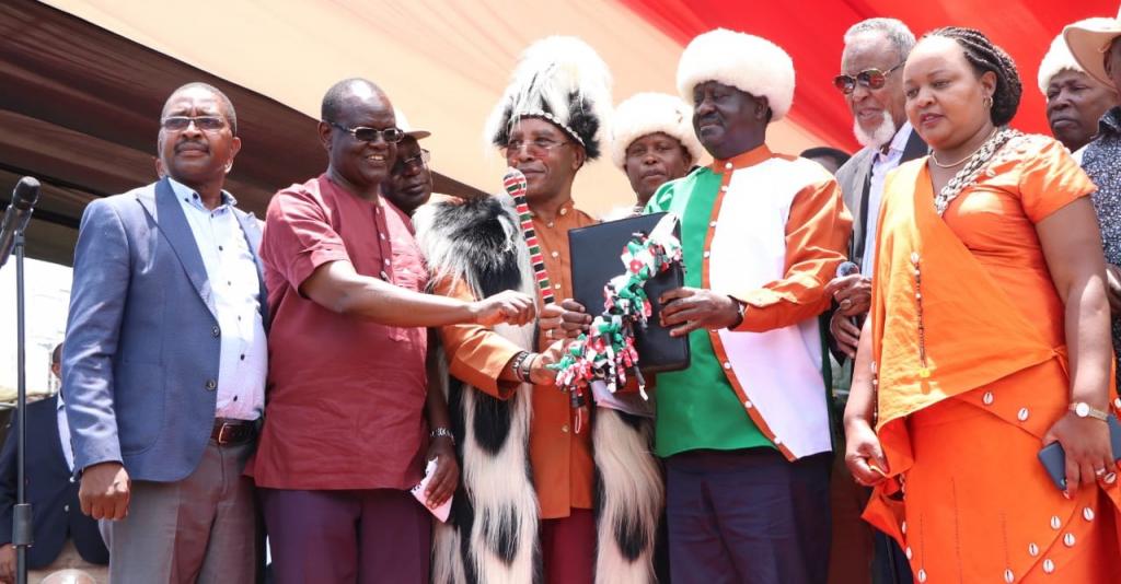 THE MEGA GEMA BBI RALLY IN MERU.