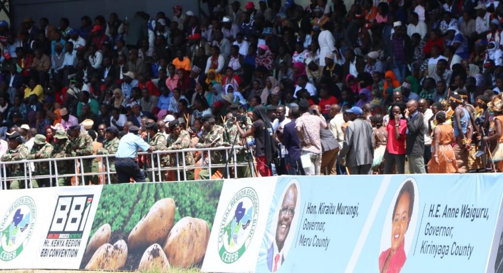 THE MEGA GEMA BBI RALLY IN MERU.