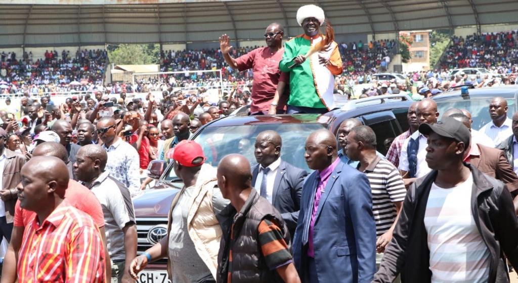 THE MEGA GEMA BBI RALLY IN MERU.