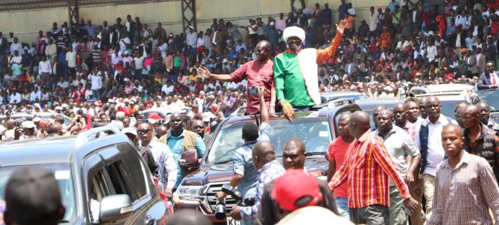 THE MEGA GEMA BBI RALLY IN MERU.