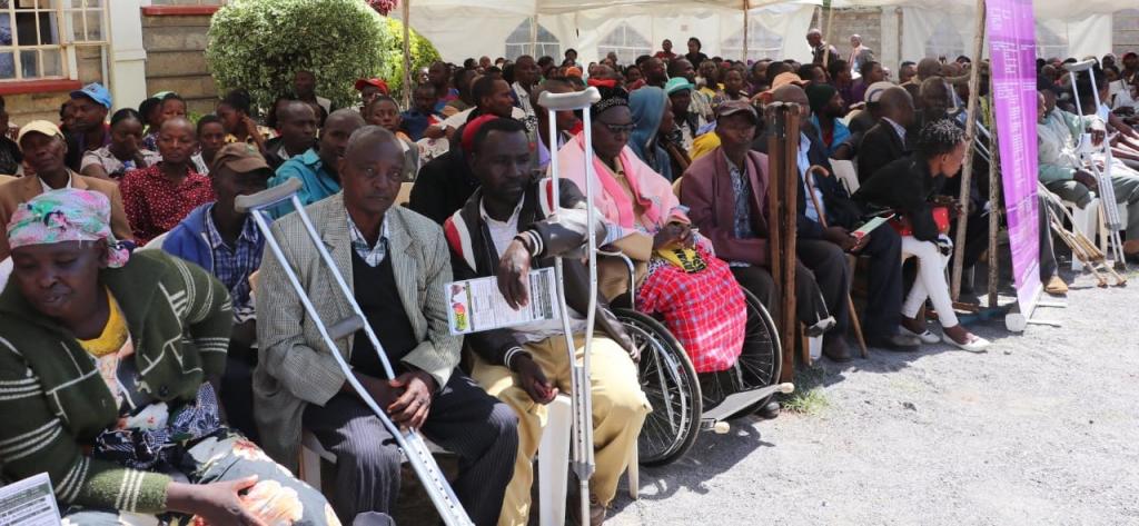 MERU COUNTY HOLDS AN ARTIFICIAL LIMB AND CALIPERS DIAGNOSTIC CAMP.