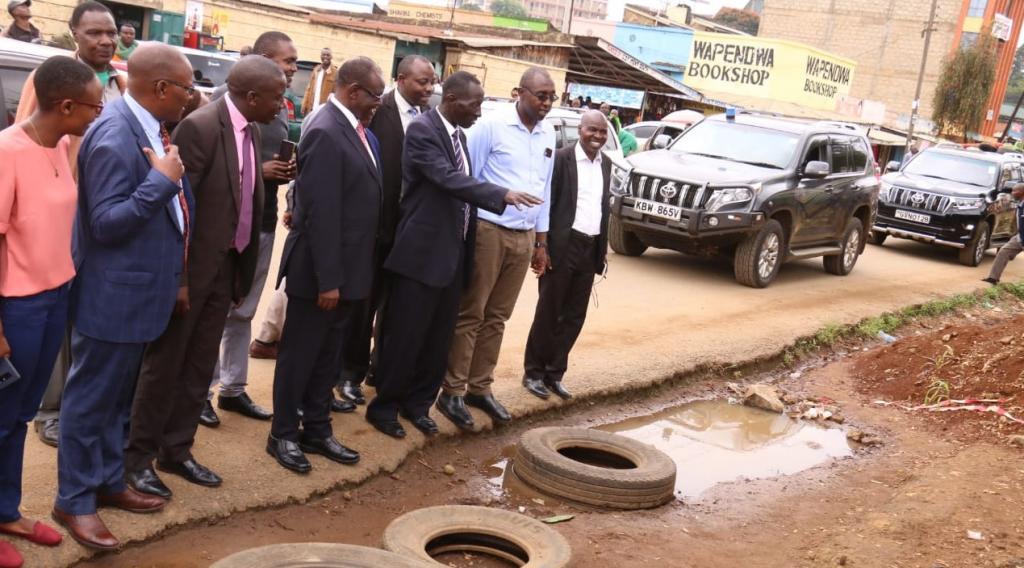 MERU COUNTY CARPETS TOWNS WITH CABRO TO MAKE THEM DUST FREE.