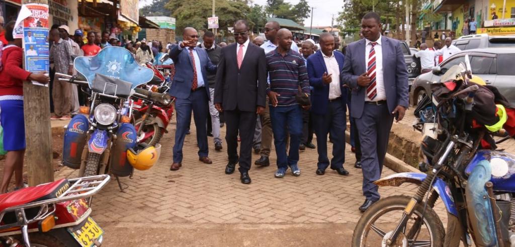 MERU COUNTY CARPETS TOWNS WITH CABRO TO MAKE THEM DUST FREE.