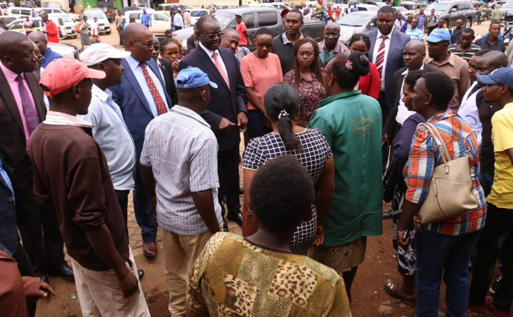 MERU COUNTY CARPETS TOWNS WITH CABRO TO MAKE THEM DUST FREE.