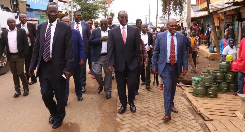 MERU COUNTY CARPETS TOWNS WITH CABRO TO MAKE THEM DUST FREE.