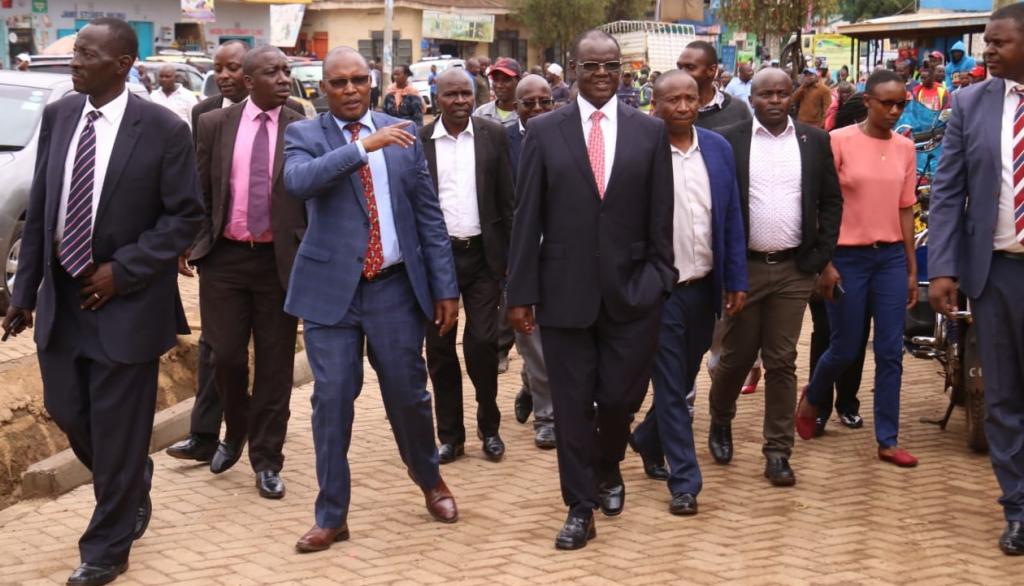 MERU COUNTY CARPETS TOWNS WITH CABRO TO MAKE THEM DUST FREE.