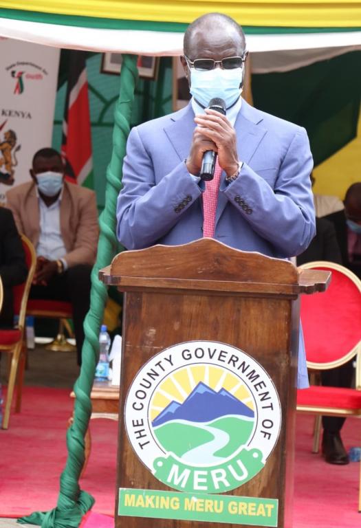 Governor pushes for key infrastructures to promote Ameru culture and sporting activities.