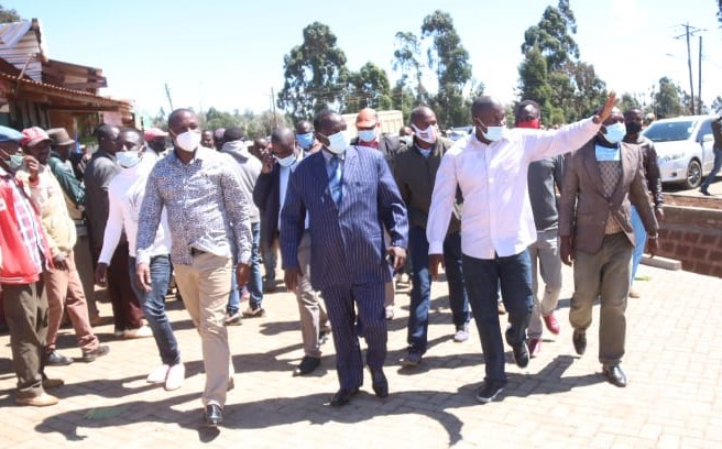 GROUND BREAKING CEREMONY OF KANGETA LEVEL IV THEATRE.
