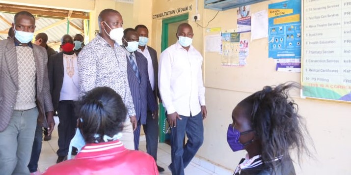 GROUND BREAKING CEREMONY OF KANGETA LEVEL IV THEATRE.