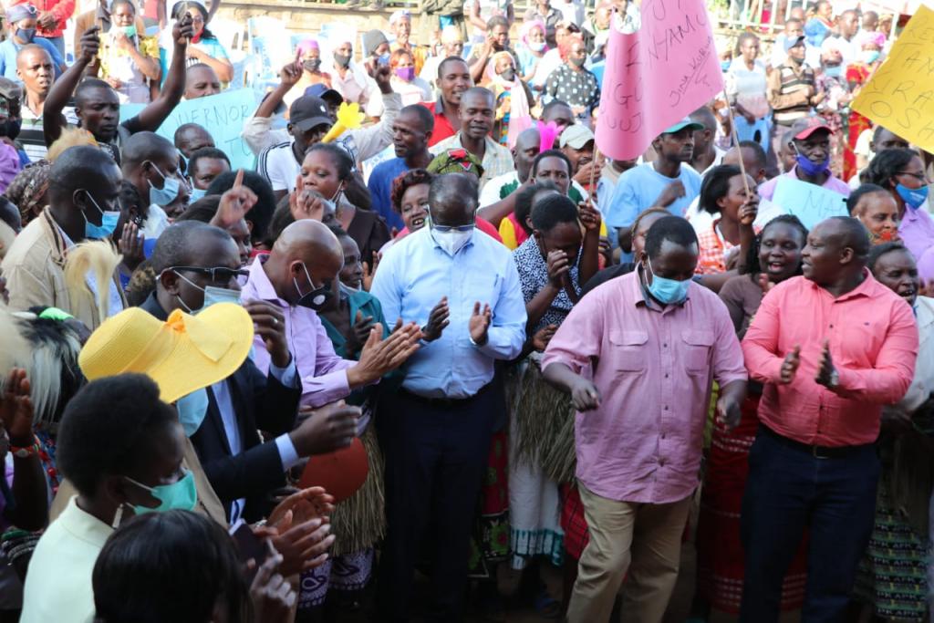Governor Tells Distractors And Promise More Projects To Equalize All Corners Of The County.