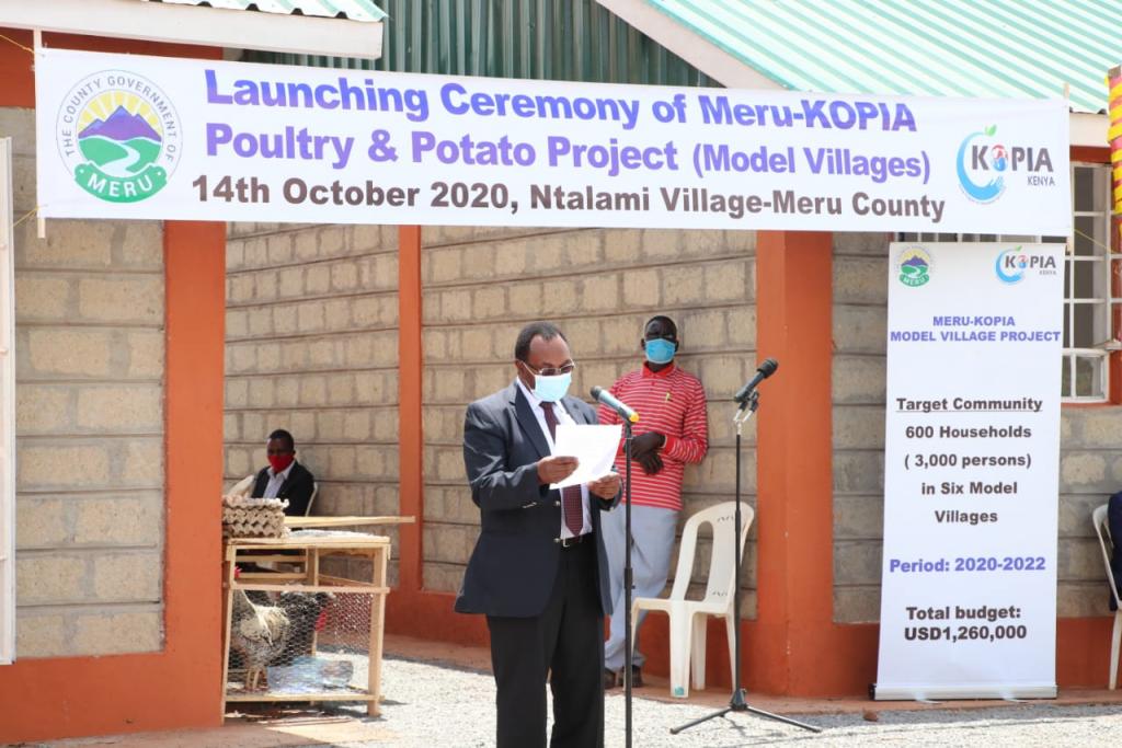 Meru-KOPIA Project To Uplift Rural Chicken And Potato Farmers.