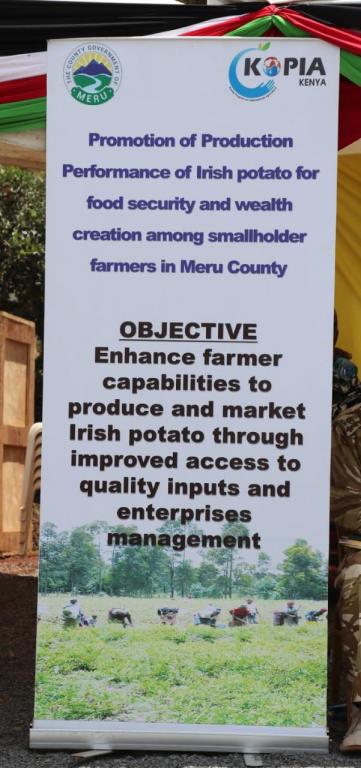 Meru-KOPIA Project To Uplift Rural Chicken And Potato Farmers.