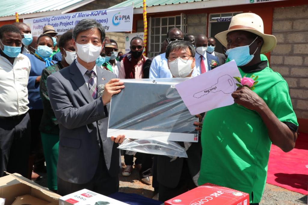 Meru-KOPIA Project To Uplift Rural Chicken And Potato Farmers.