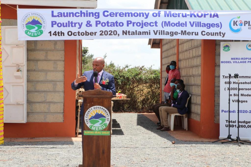 Meru-KOPIA Project To Uplift Rural Chicken And Potato Farmers.