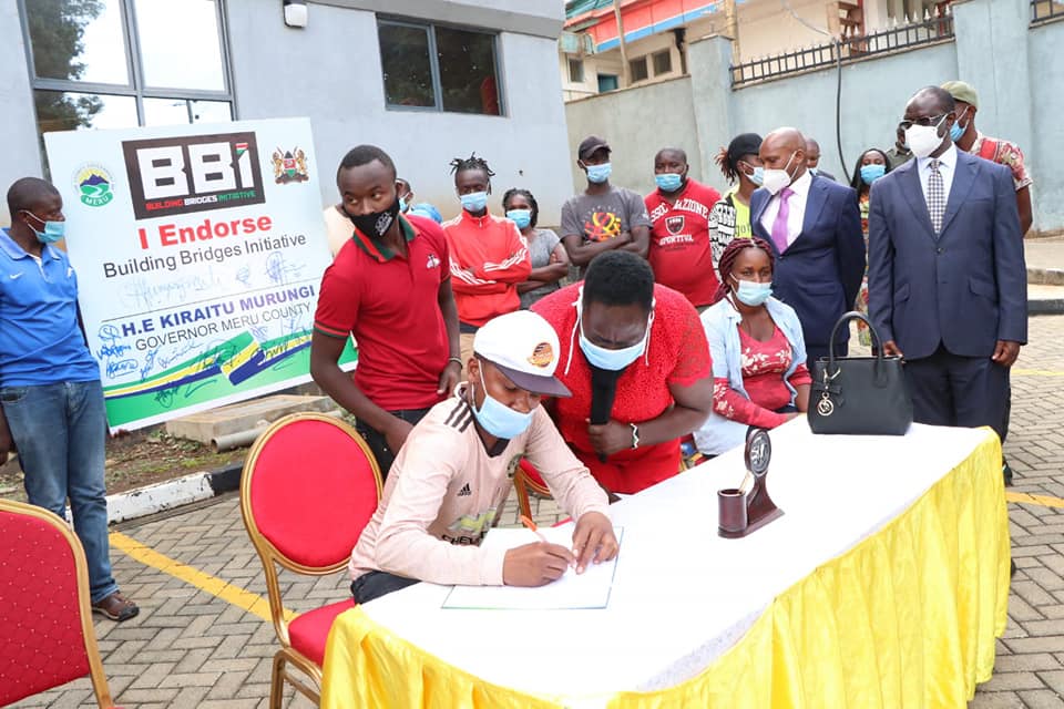 BBI WILL ADDRESS CHALLENGES FACING THE YOUTH, AFFIRMS GOVERNOR KIRAITU
