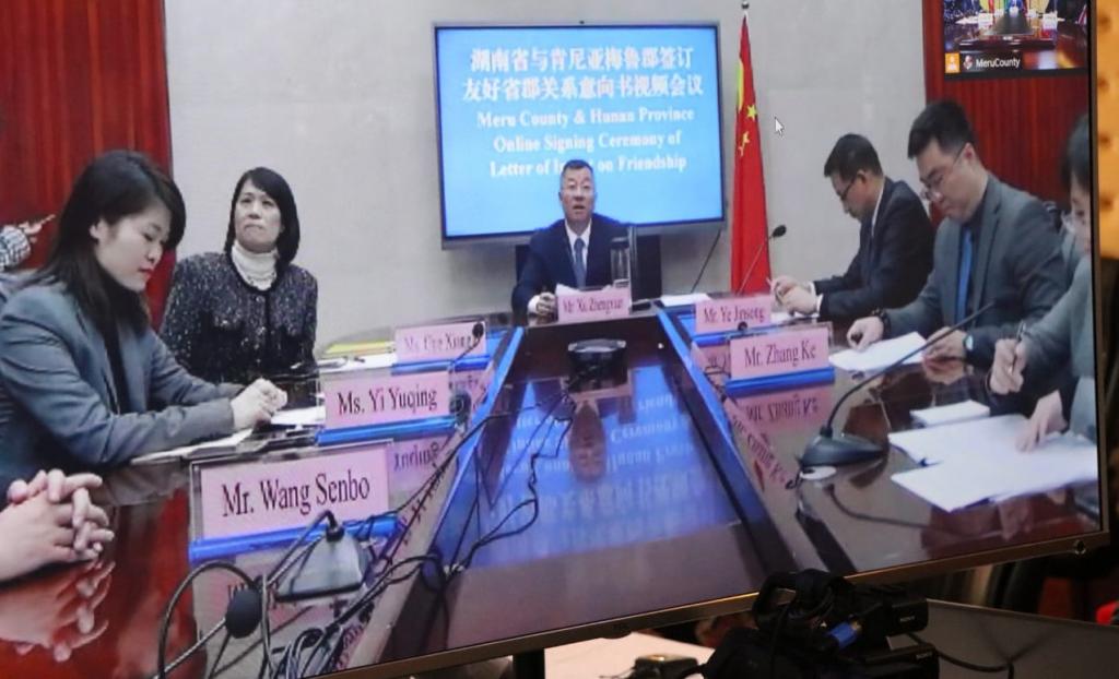 MERU COUNTY SIGNS BILATERAL AGREEMENT WITH CHINESE HUNAN PROVINCE TO PROMOTE AGRICULTURE, TOURISM, TRADE AND CULTURE