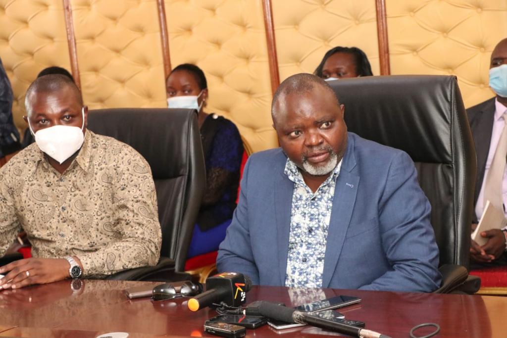GOVERNOR KIRAITU WITNESSES SIGNING OF FINANCIAL AGREEMENT TO BOOST WATER SUPPLY IN MERU.