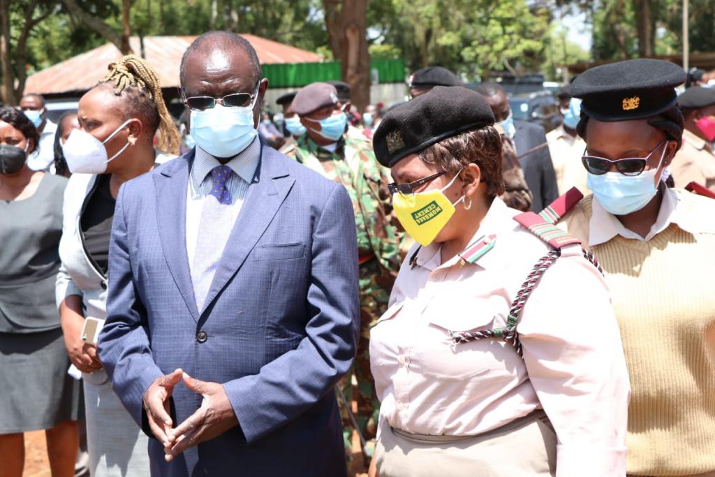 GOVERNOR KIRAITU ACCOMPANIED BY TWO CABINET SECRETARIES INSPECT ONGOING CONSTRUCTION OF MEGA WATER PROJECT IN BUURI.