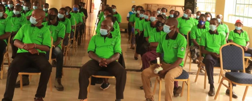 100 FARMERS FROM ACROSS THE COUNTY TO HELP TRAIN FARMERS ON BEST AGRICULTURAL PRACTISES.