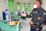 GOVERNOR KIRAITU LAUDED BY HEALTH MINISTER MUTAHI KAGWE FOR NEW TOP NOTCH FACILITIES AT THE COUNTYS LEADING HOSPITAL.