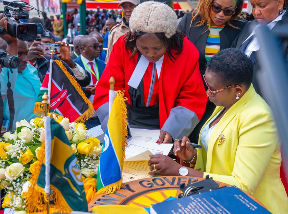 Governor Kawira Mwangaza Swearing In Ceremony.