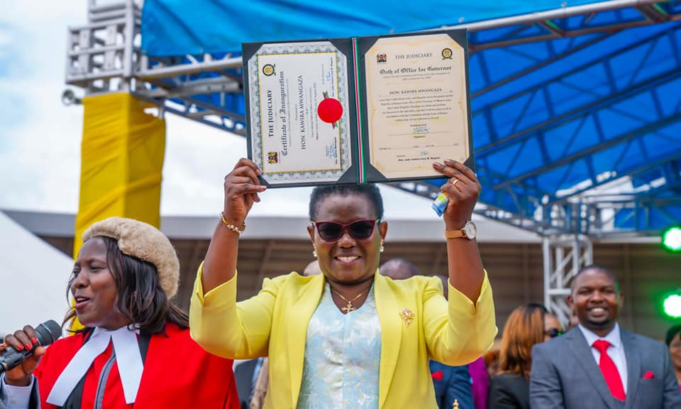 GOVERNOR KAWIRA MWANGAZA SWEARING IN CEREMONY.