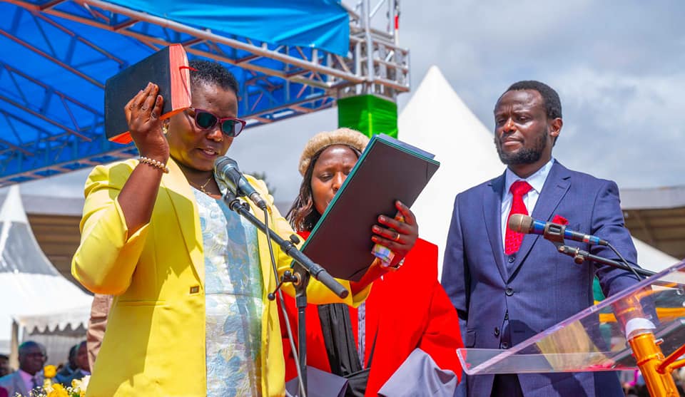 GOVERNOR KAWIRA MWANGAZA SWEARING IN CEREMONY.