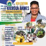 The 9th edition of Kenya Inter-County Sports and Cultural Association (KICOSCA) games.