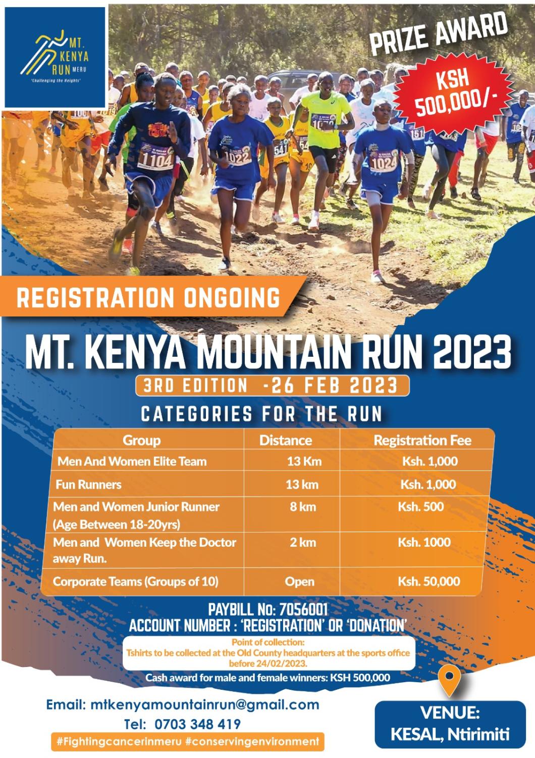 MT. KENYA MOUNTAIN RUN 2023