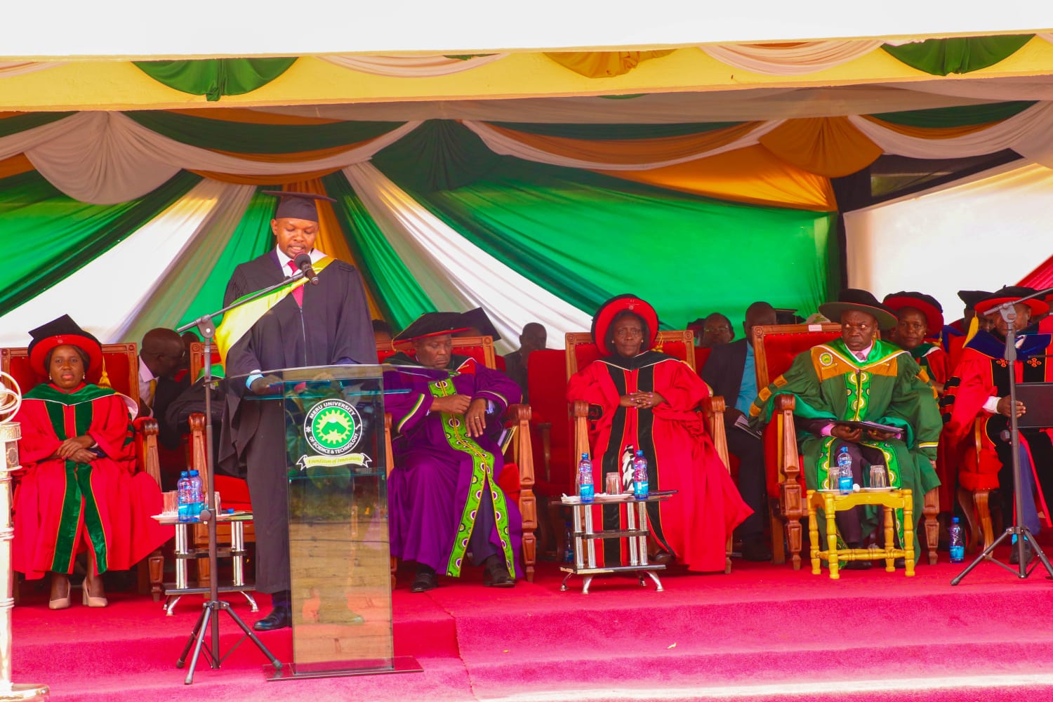 Deputy Governor Hon. Rev. M'ethingia Graces Meru University's 10th Graduation Ceremony