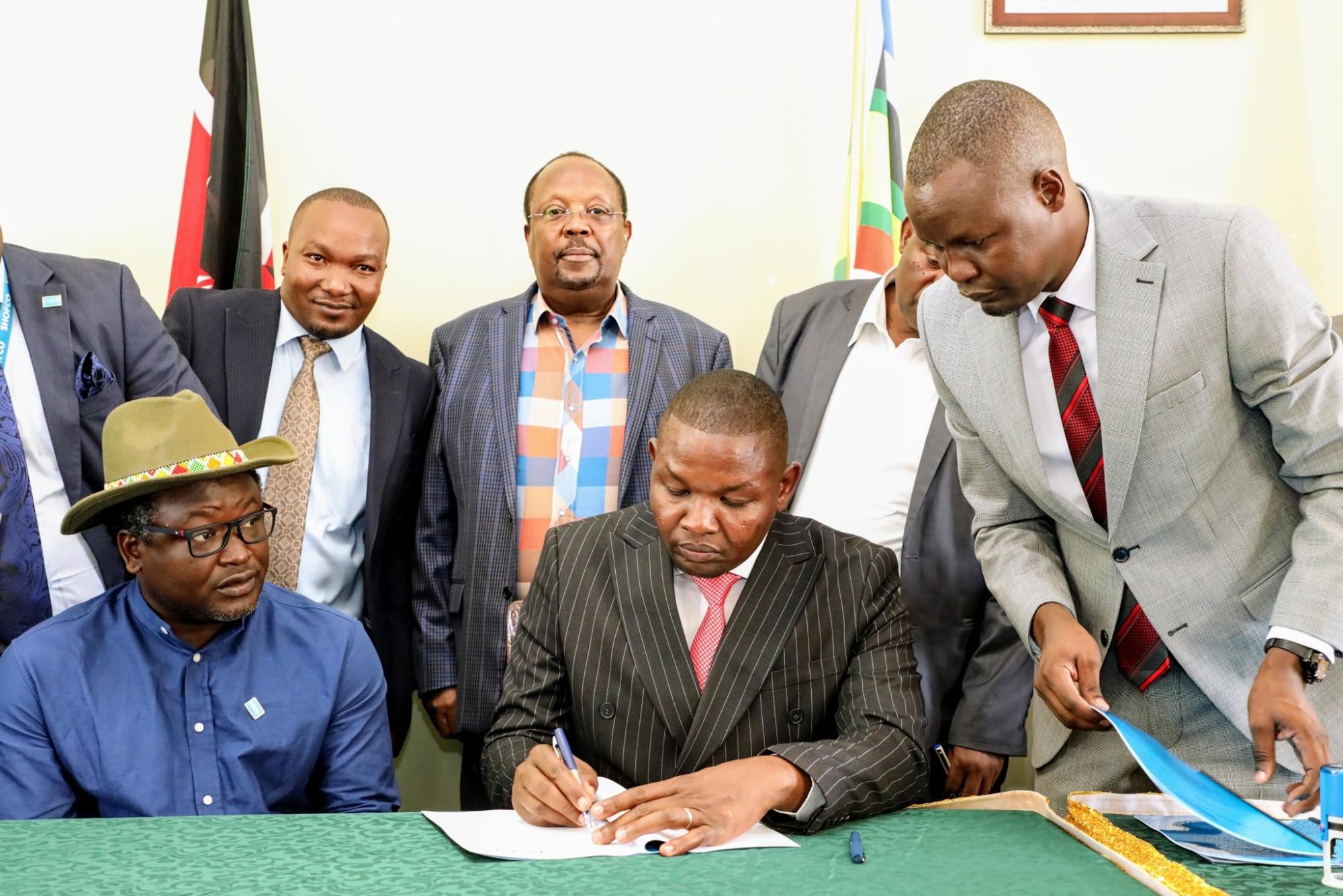 MERU GOVERNOR HOSTS SHOFCO TEAM TO SIGN MOU FOR TRANSFORMATIONAL PROJECTS IN MERU
