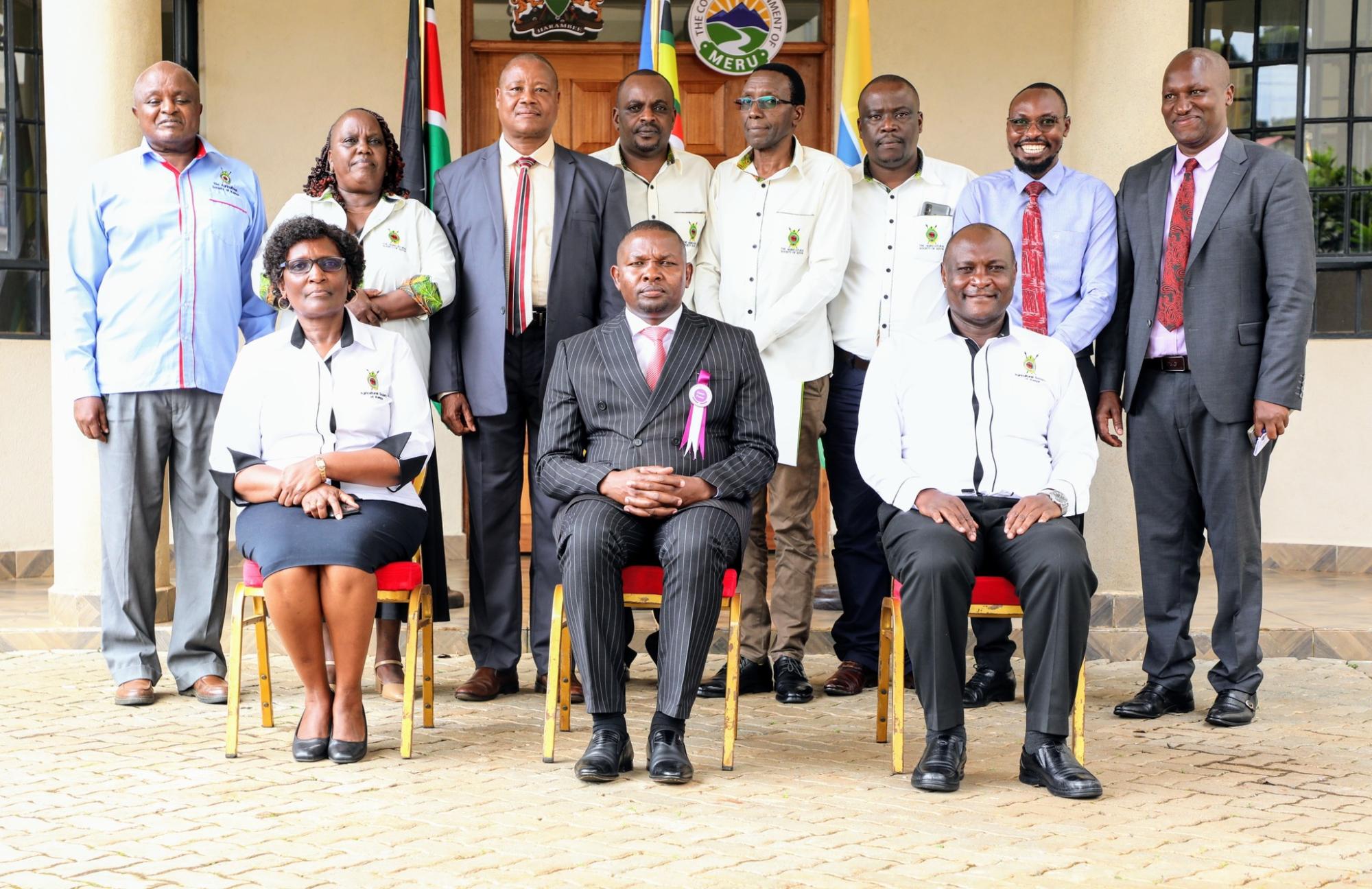 GOVERNOR MUTUMA M'ETHINGIA HOSTS ASK DELEGATION, ACCEPTS ROLE AS MERU BRANCH PATRON