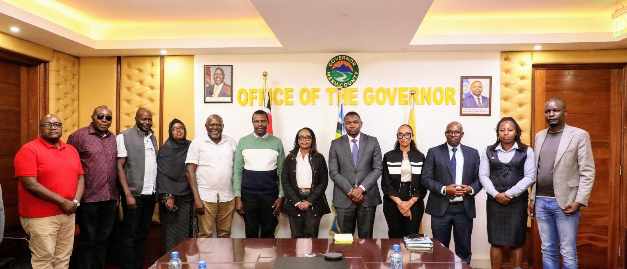 THE GOVERNOR OF MERU COUNTY H.E. REV. ISAAC MUTUMA M'ETHINGIA COMMITS TO ADDRESSING SECURITY CONCERNS ALONG THE NORTHERN GRAZING ZONES.