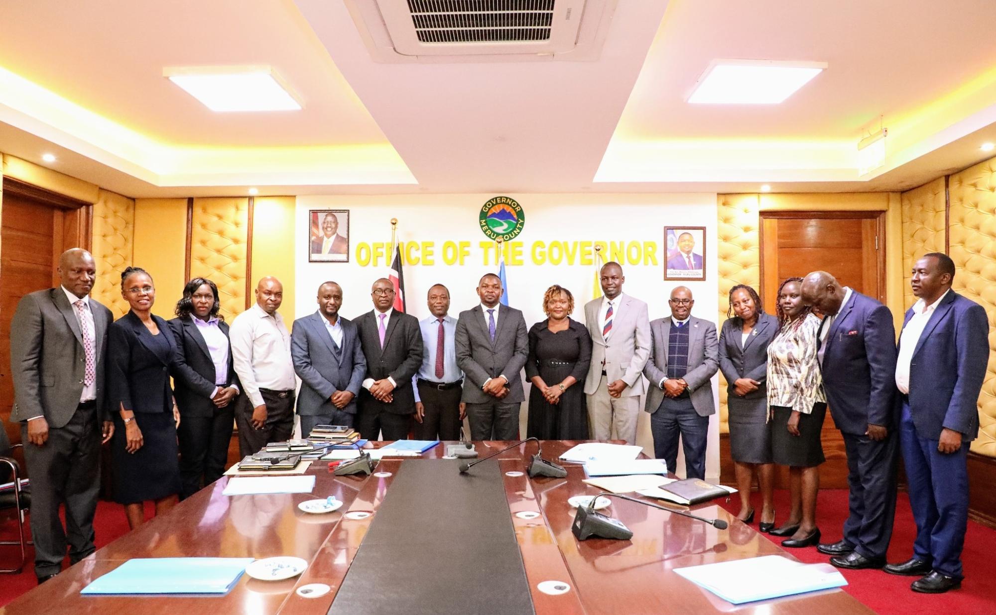 H.E GOVERNOR REV. MUTUMA M'ETHINGIA PRESIDES OVER THE COUNTY PROGRAM STEERING COMMITTEE (CPSC) TO REVIEW THE PROGRESS OF THE COUNTY