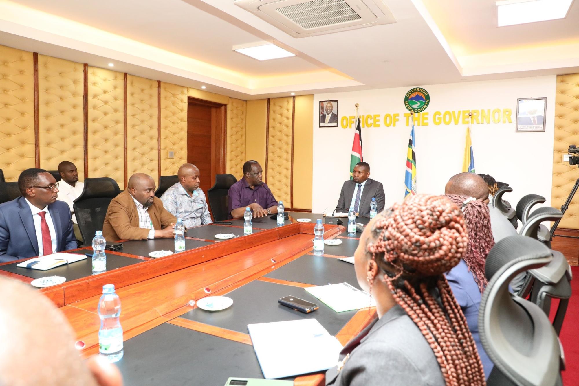 Meru County Hosts Cabinet Secretary Hon. Wycliffe Oparanya in Strategic Coffee Sector Revival Mission.