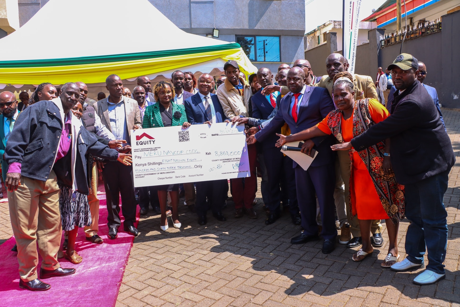 H.E. Hon. Rev. Mutuma M'Ethingia disburses Ksh 39.6 million.